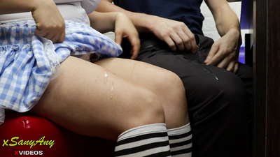 Iuvenis DISCIPULA raptas ad condiscipulum in congue sem-xsanyAny